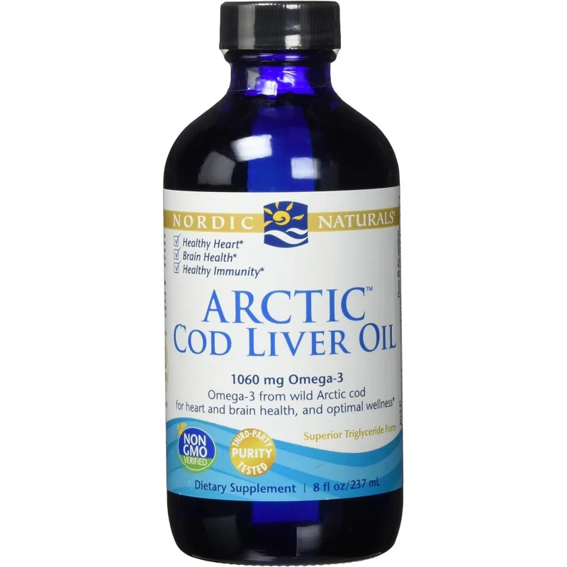 Arctic Cod Liver Oil - 1060mg Unflavored - 237 ml - Nordic Naturals
