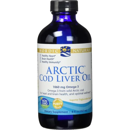 Arctic Cod Liver Oil - 1060mg Unflavored - 237 ml de Nordic Naturals