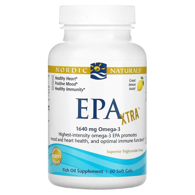 EPA Xtra, 1640mg Lemon - 60 softgels - Nordic Naturals