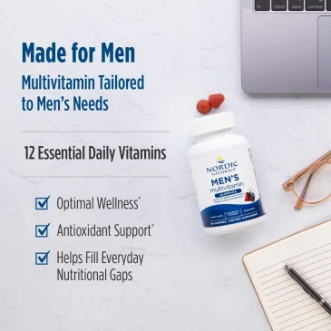 Men's Multivitamin Gummies, Mixed Berry - 60 gummies Nordic Naturals