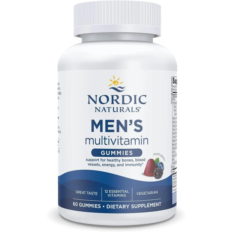 Men's Multivitamin Gummies, Mixed Berry - 60 gummies - Nordic Naturals