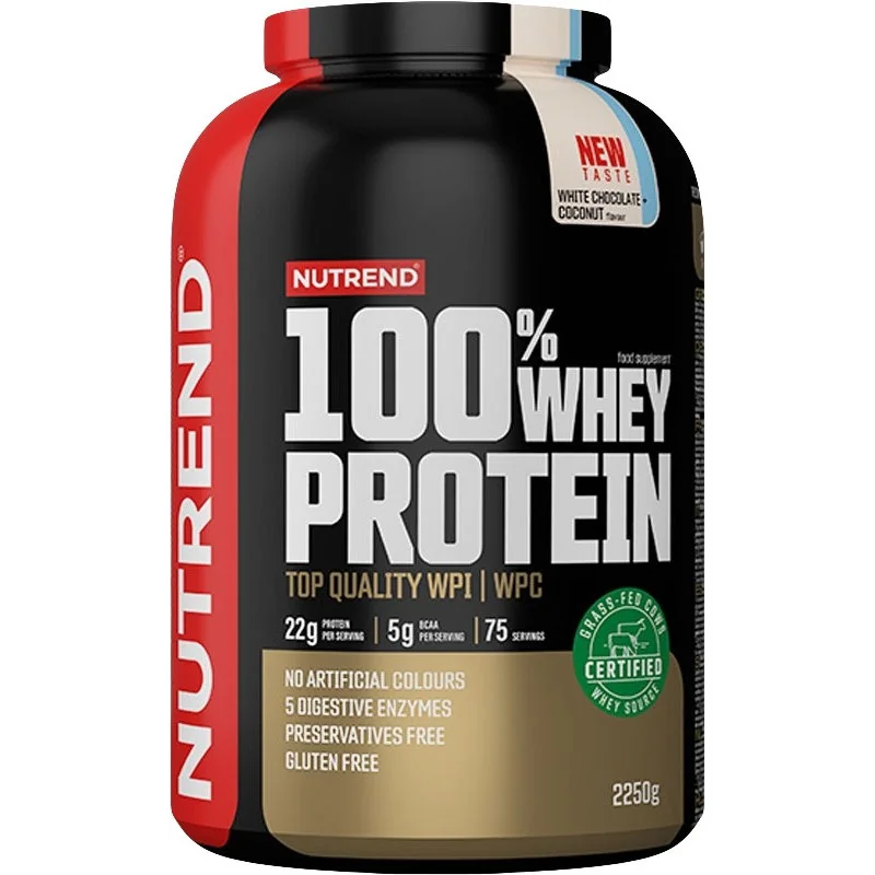 100% Whey Protein - 2250 grams - Nutrend