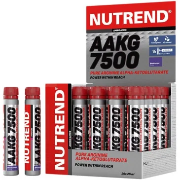 AAKG 7500, Blackcurrant - 20 x 25 ml Nutrend pas cher - Nutriwellness