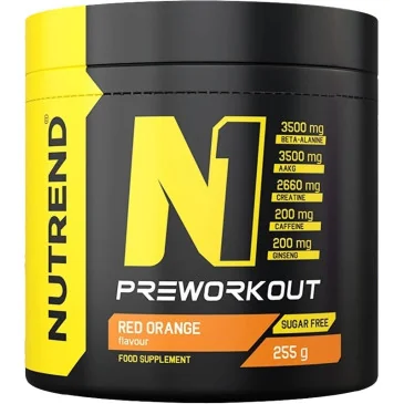 N1 Pre-Workout - 255 grams de Nutrend pas cher - Nutriwellness