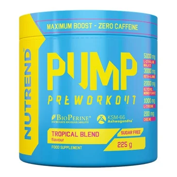 Pump Pre-Workout - 225 grams de Nutrend pas cher - Nutriwellness