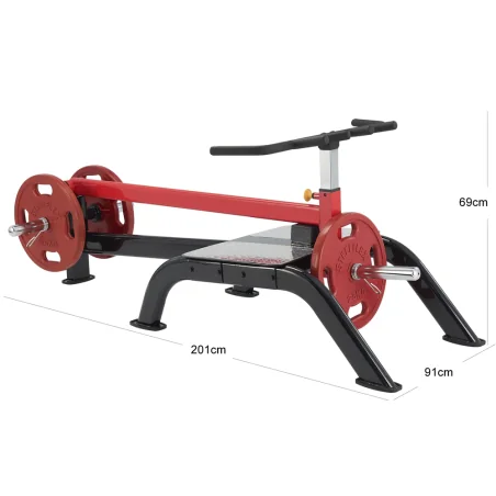 Plate Load Standing T-Bar Row PLSTR-BR - Steelflex