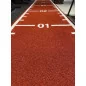 Piste en gazon - 10m x 1m Rouge - Curled (poils courts) Piste en gazon - 10m x 1m Rouge - Curled (poils courts)