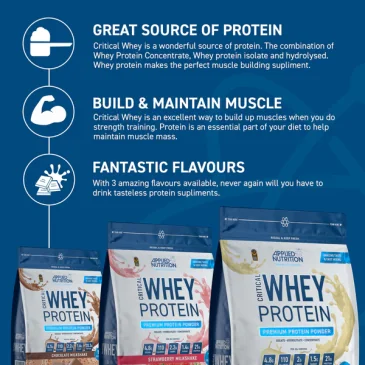 Critical Whey - 450 grams d'Applied Nutrition - Nutriwellness