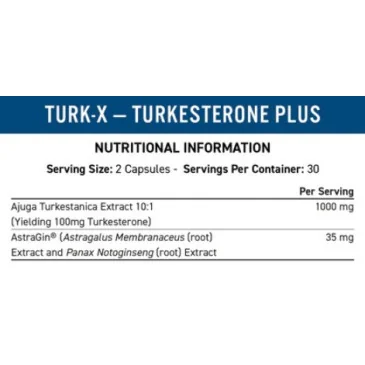 Turk-X - 60 caps d'Applied Nutrition pas cher - Nutriwellness