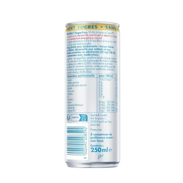 Red Bull Energy Drink Sugarfree de Red Bull pas cher - Nutriwellness