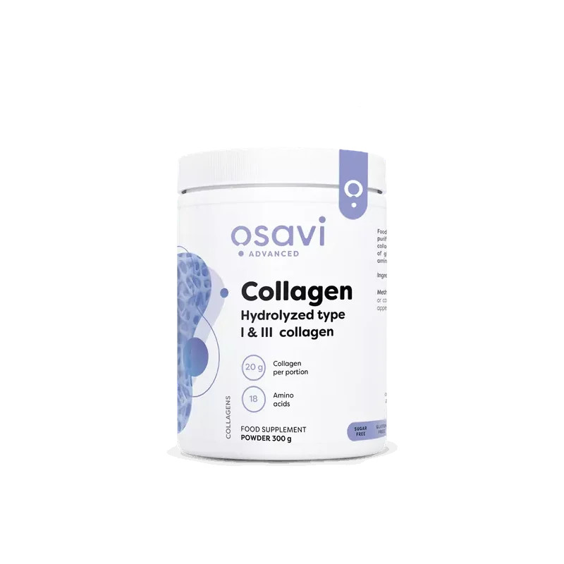 Collagen Peptides - Hydrolyzed Type 1 & 3 - 300 grams - Osavi