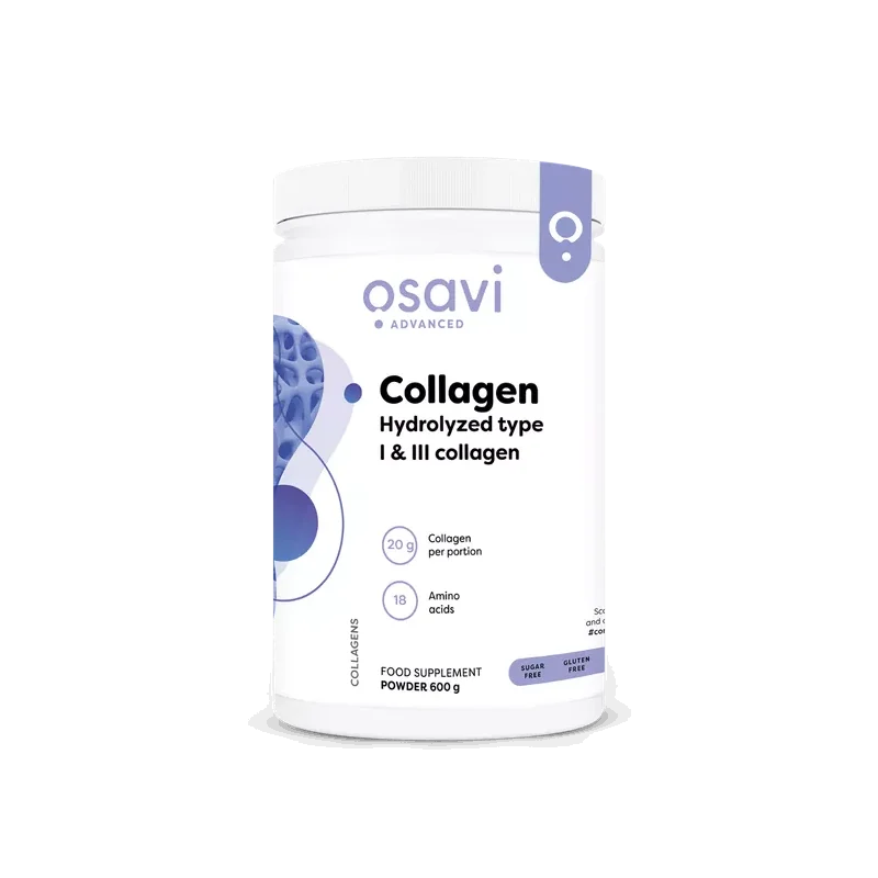 Collagen Peptides - Hydrolyzed Type 1 & 3 - 600 grams - Osavi