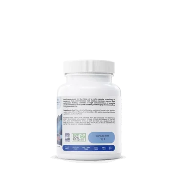 Norwegian Cod Liver Oil Softgels - 1000mg (Lemon) d'Osavi pas cher