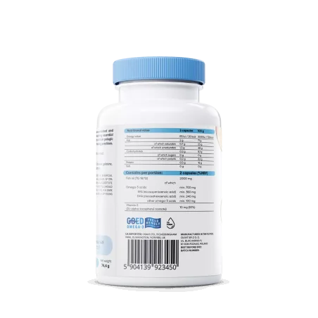 Omega-3 Fish Oil Molecularly Distilled - 1000mg - Osavi