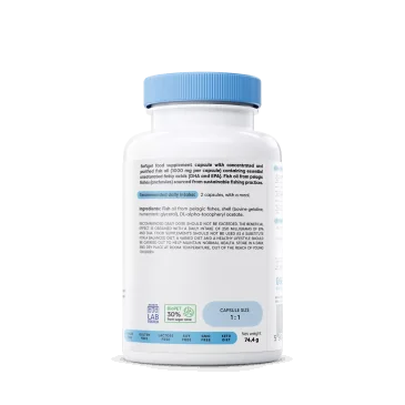 Omega-3 Fish Oil Molecularly Distilled - 1000mg d'Osavi pas cher