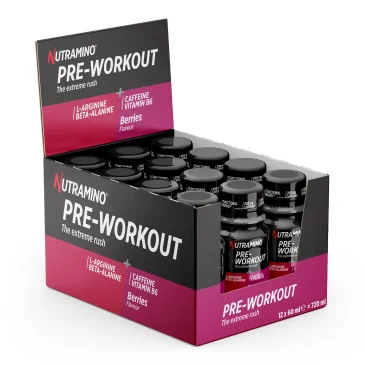 Pre-Workout Shot de Nutramino pas cher - Nutriwellness