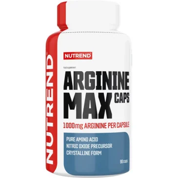 Arginine Max Caps, 1000mg - 90 caps Nutrend pas cher - Nutriwellness