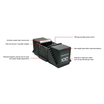 Powerblock Pro 100 EXP PBP100EXP3 pas cher - Nutriwellness