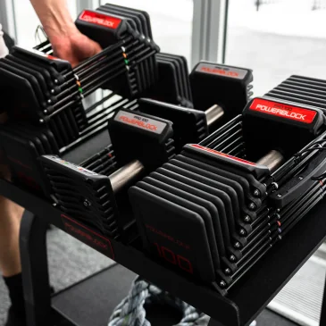 Powerblock Commercial Pro 100 with Rack PBCOM100 - Nutriwellness