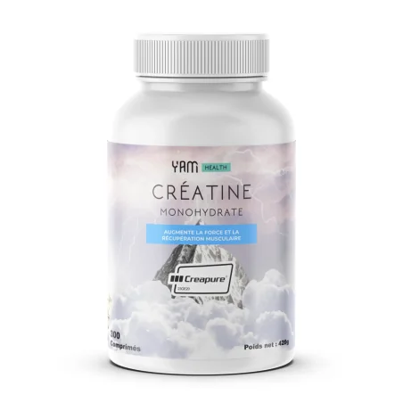 Créatine Monohydrate Creapure® Yam Nutrition pas cher - Nutriwellness