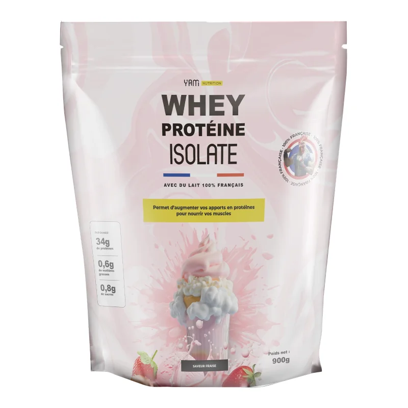 Whey Protéine Isolate de Yam Nutrition pas cher - Nutriwellness