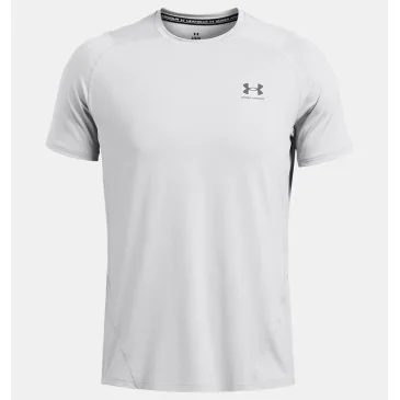 Haut à manches courtes HeatGear® Fitted Graphic Under Armour pas cher