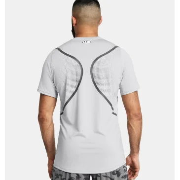 Haut à manches courtes HeatGear® Fitted Graphic Under Armour pas cher