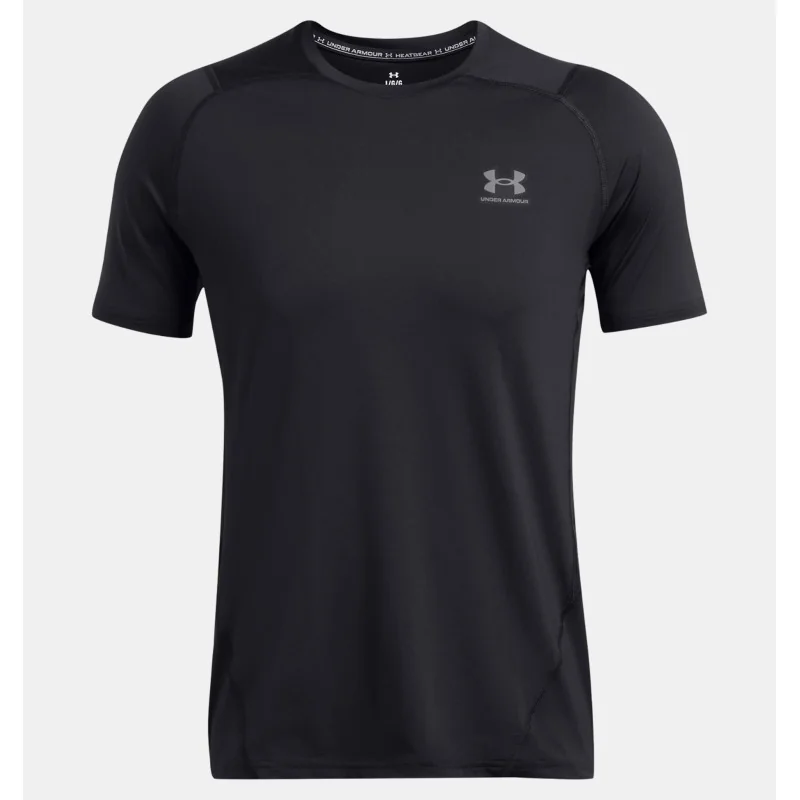 Haut à manches courtes HeatGear® Fitted Graphic Black - Under Armour