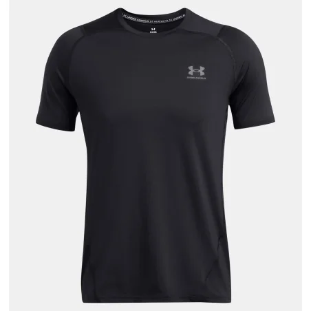 Haut à manches courtes HeatGear® Fitted Graphic Black Under Armour