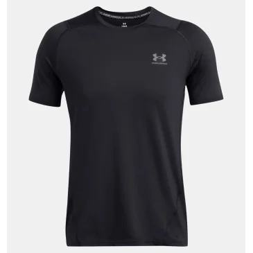 Haut à manches courtes HeatGear® Fitted Graphic Black Under Armour