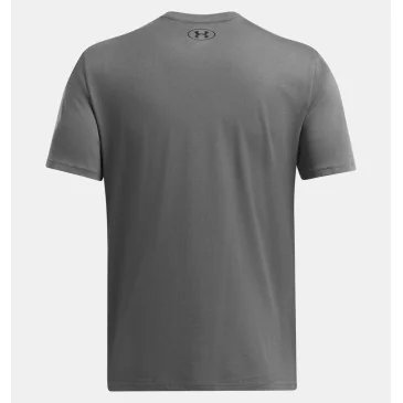 Haut à manches courtes Gray Sportstyle Left Chest d'Under Armour