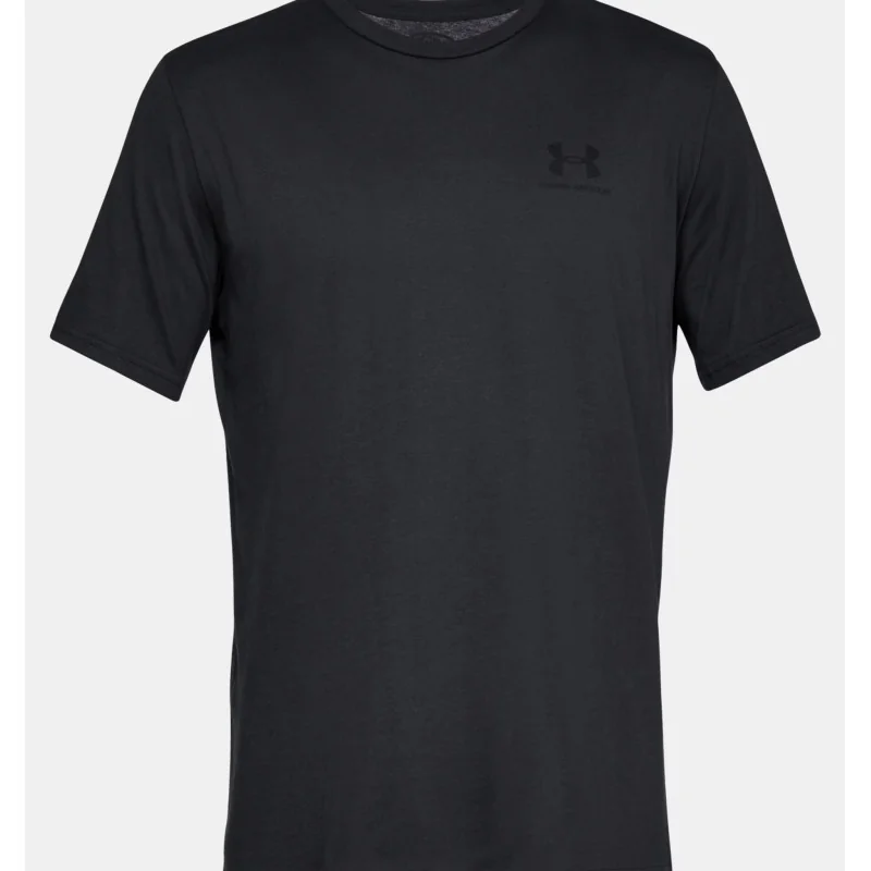 Haut à manches courtes Black Sportstyle Left Chest - Under Armour