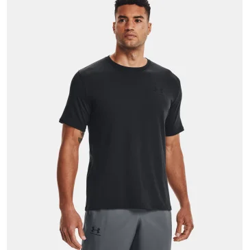 Haut à manches courtes Black Sportstyle Left Chest d'Under Armour