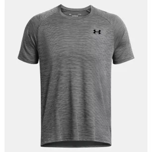Haut à manches courtes Tech™ Textured Gray Melange d'Under Armour