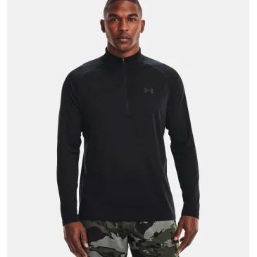 Haut à manches longues Tech™ Vent 1/2 Zip Black d'Under Armour