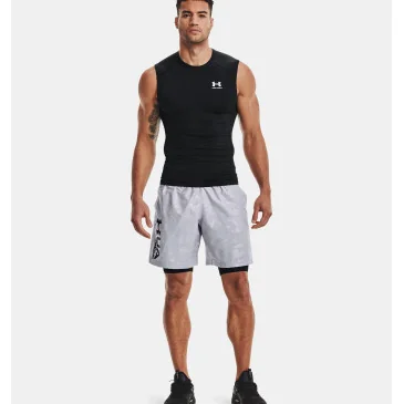 Haut sans manches HeatGear® Black d'Under Armour - Nutriwellness