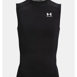 Haut sans manches HeatGear® Black d'Under Armour - Nutriwellness
