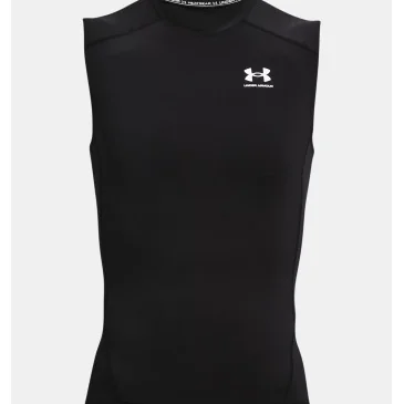 Haut sans manches HeatGear® Black d'Under Armour - Nutriwellness