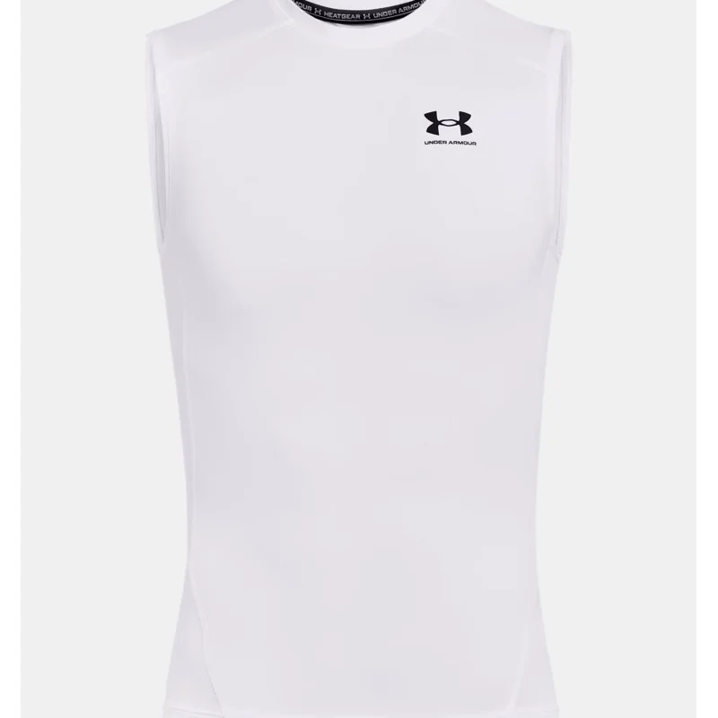 Haut sans manches HeatGear® White - Under Armour