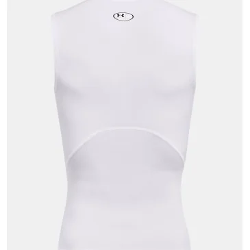 Haut sans manches HeatGear® White d'Under Armour - Nutriwellness