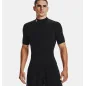 Men's HeatGear® Compression Mock Short Sleeve Black - Under Armour
