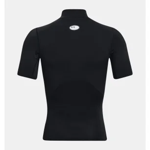 Men's HeatGear® Compression Mock Short Sleeve Black - Under Armour