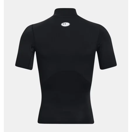 Men's HeatGear® Compression Mock Short Sleeve Black - Under Armour