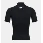 Men's HeatGear® Compression Mock Short Sleeve Black - Under Armour