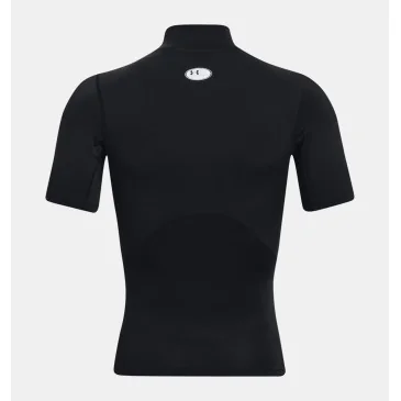 Men's HeatGear® Compression Mock Short Sleeve Black d'Under Armour