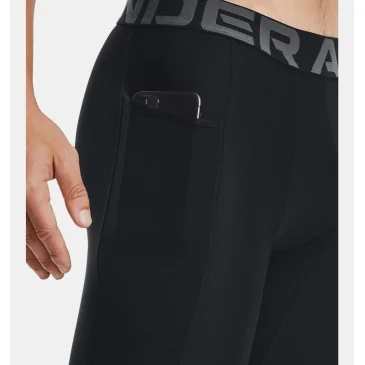 Short long à poche HeatGear® Black d'Under Armour pas cher