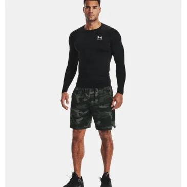 Haut à manches longues HeatGear® Black d'Under Armour - Nutriwellness