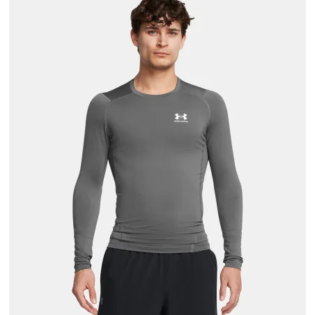 Haut à manches longues HeatGear® Gray d'Under Armour - Nutriwellness