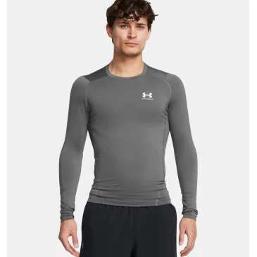 Haut à manches longues HeatGear® Gray d'Under Armour - Nutriwellness