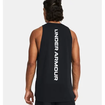 Baseline Cotton Tank Black d'Under Armour pas cher - Nutriwellness